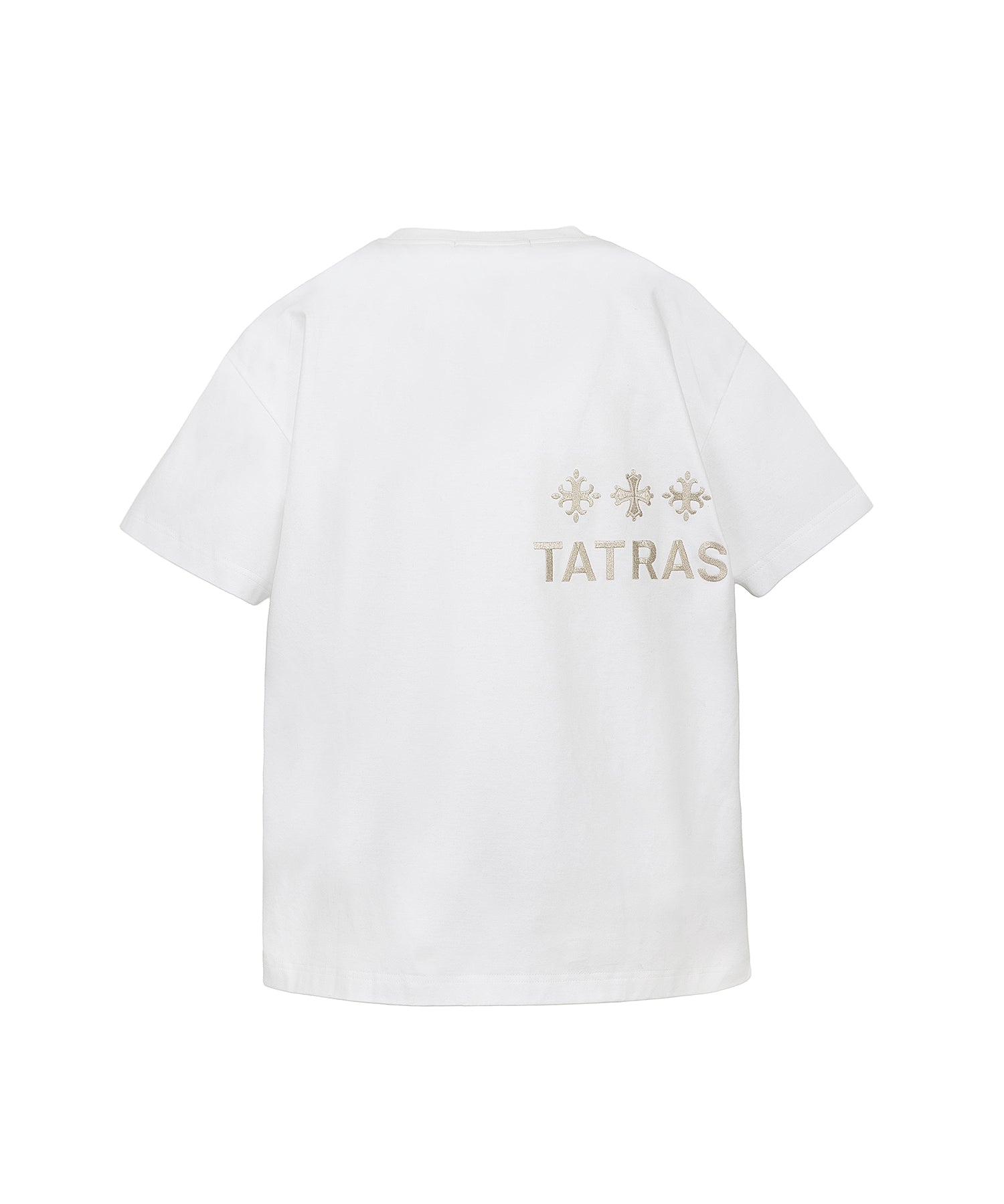 【新品】TATRAS タトラス Tシャツ レディース　白 01 TATRAS（タトラス） tシャツ OSMO クルーネック ロングスリーブTシャツ