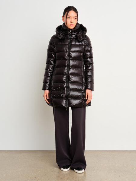 １５６は　極美品　タグ付　タトラス　バビラ　ダウンコート　ブラック　2way 156は 極美品 タグ付 タトラス バビラ ダウンコート ブラック